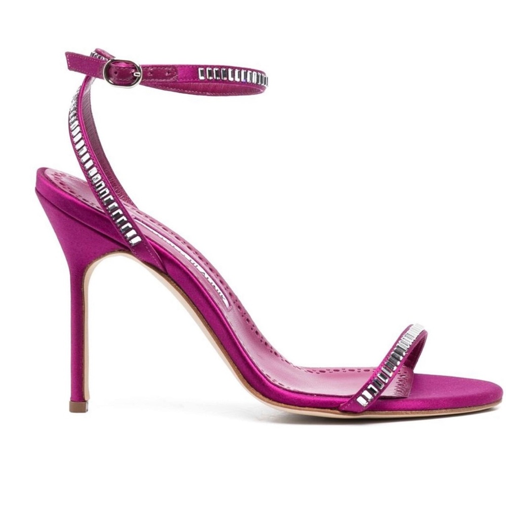 Manolo Blahnik Sexy Strappy Heels Crinastra 105MM